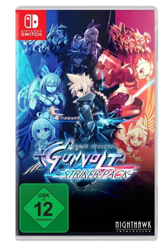 azure striker gunvolt striker pack nighthawk interactive nintendo switch cover