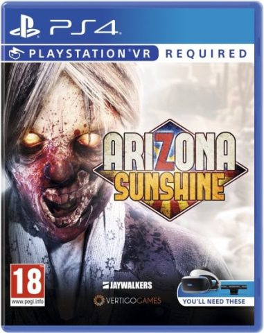 arizona sunshine vertigo games jaywalkers interactive ps4 psvr cover