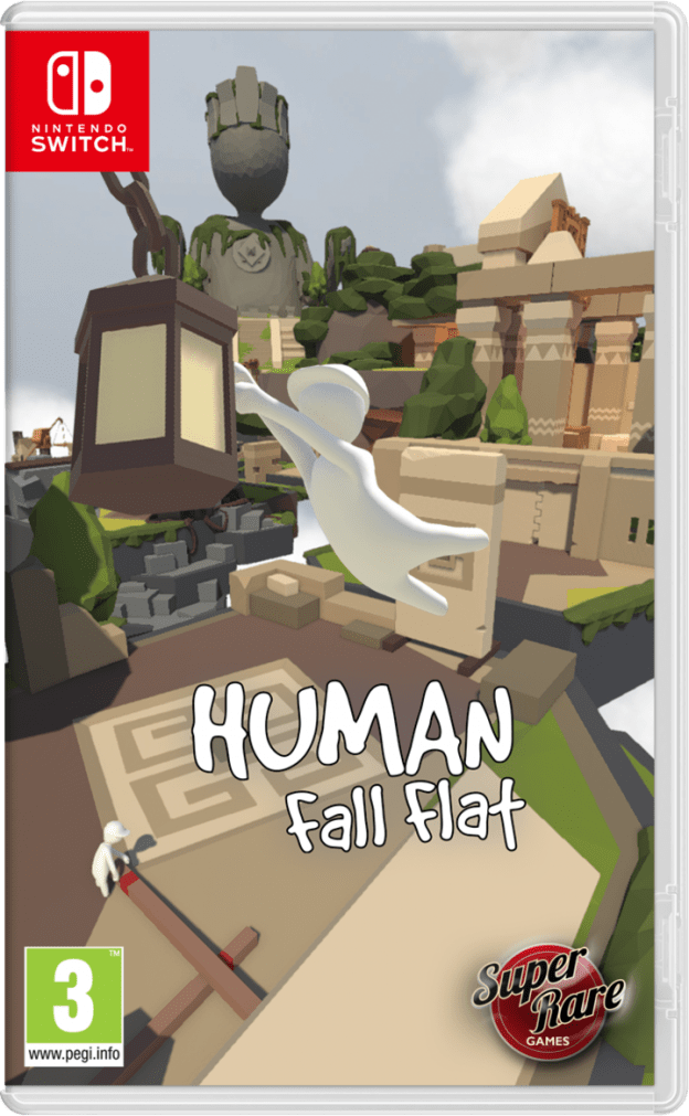 human fall flat superraregames.com nintendo switch cover