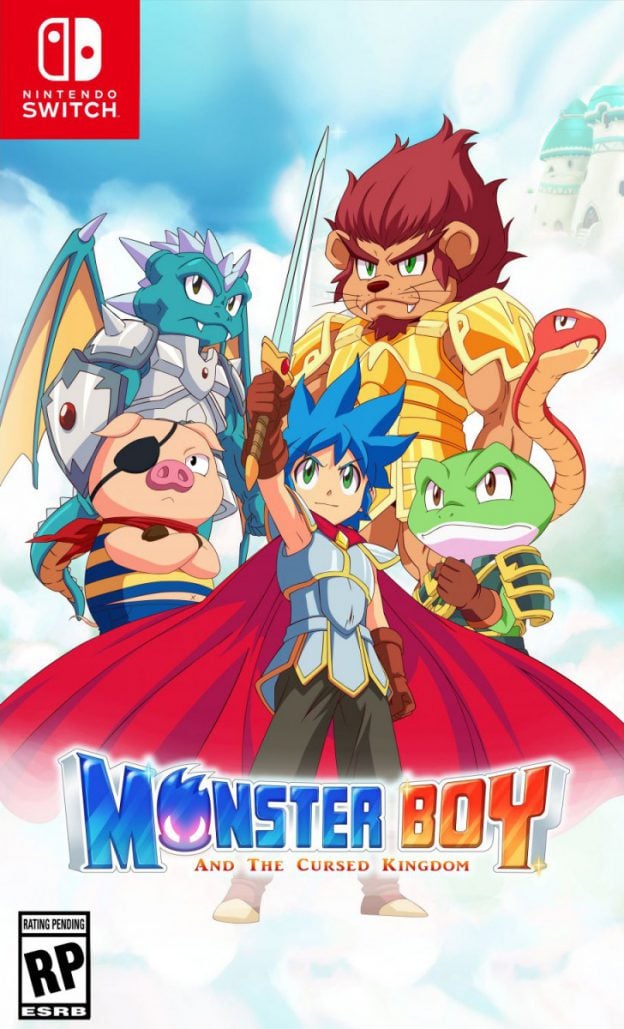 monster boy and the cursed kingdom fdg entertainment nintendo switch cover