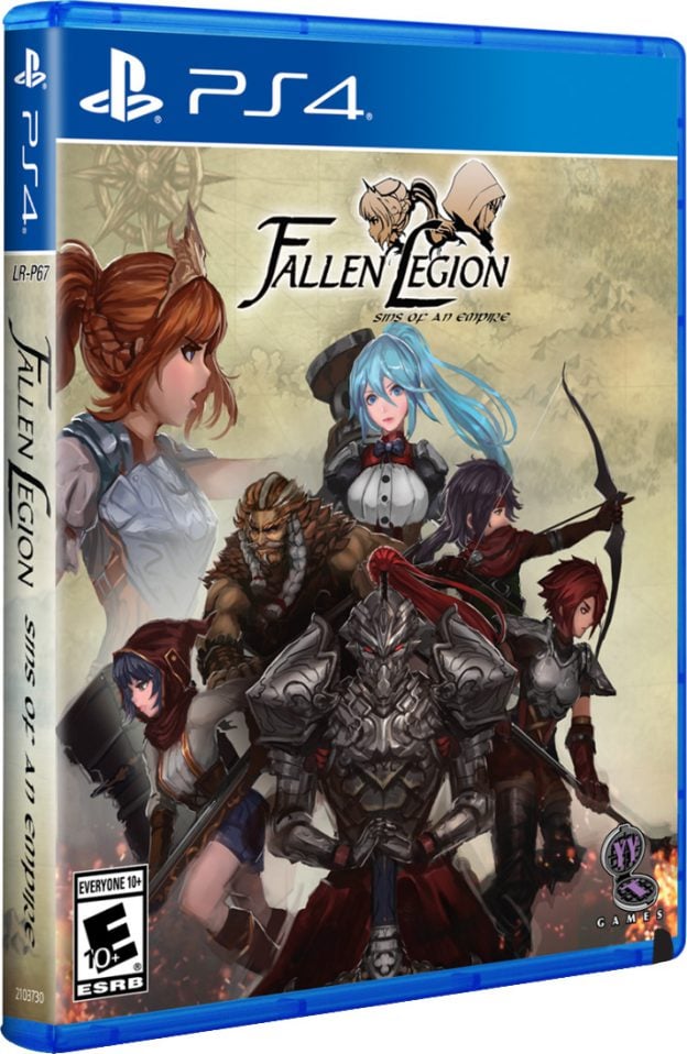 fallen legion sins of an empire limitedrungames.com ps4 cover