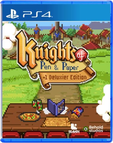 knights of pen and paper plus 1 deluxier edition behold studios seaven studio strictlylimitedgames.com ps4 cover