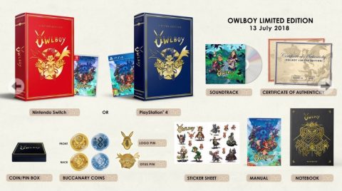 owlboy limited edition nintendo switch ps4 contents