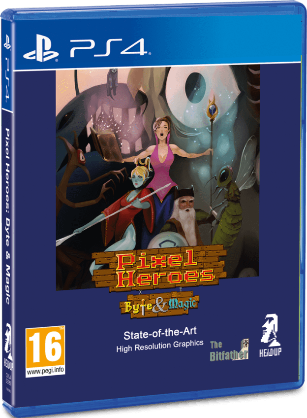 pixel heroes byte and magic game fairy headupgames ps4 cover