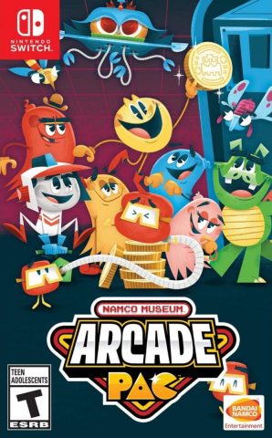 namco museum arcade pac bandai namco nintendo switch cover