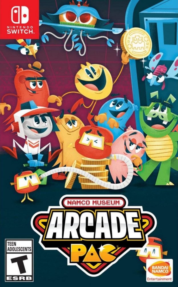 namco museum arcade pac bandai namco nintendo switch cover
