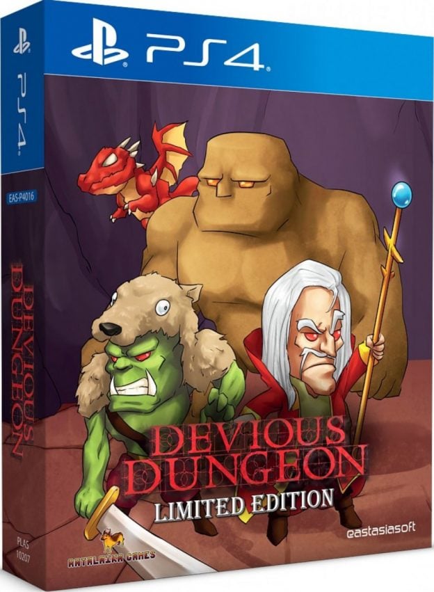 devious dungeon limited edition play exclusive eastasiasoft limitedgamenews.com ps4 ps vita cover