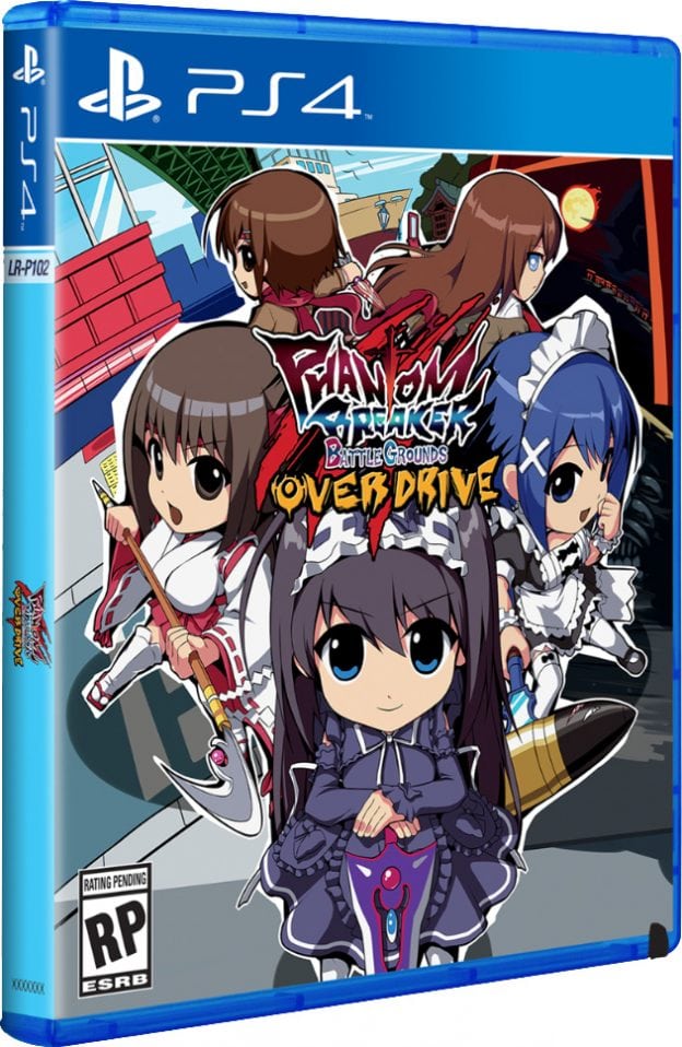 phantom breaker battlegrounds overdrive limitedrungames.com limitedgamenews.com ps4 psvita cover