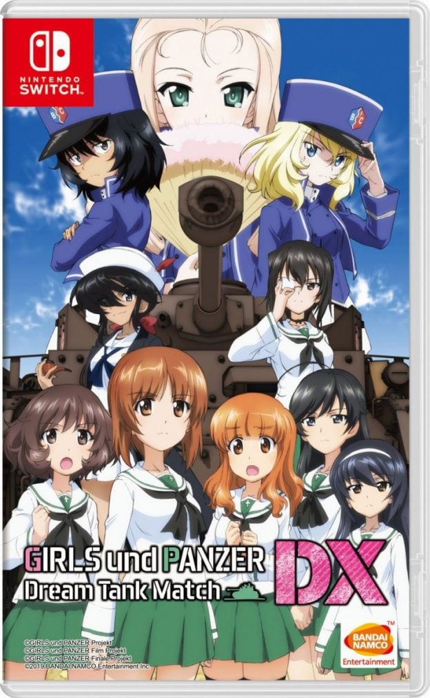 girls und panzer dream tank match dx multilanguage nintendo switch cover