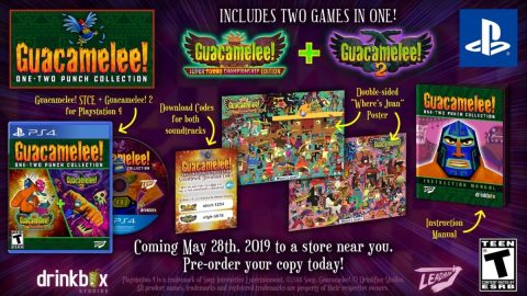 guacamelee one two punch collection drinkbox studios leadman games ps4 nintendo switch limitedgamenews.com