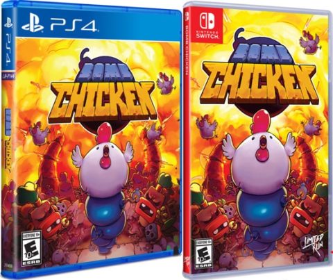 bomb chicken limited run games nintendo switch ps4 cover limitedgamenews.com