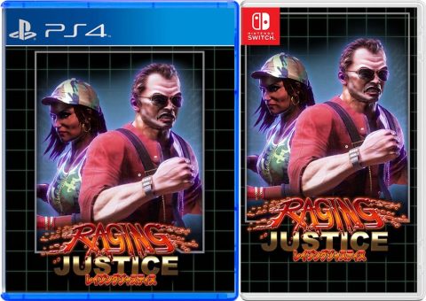 raging justice strictly limited games nintendo switch ps4 cover limitedgamenews.com