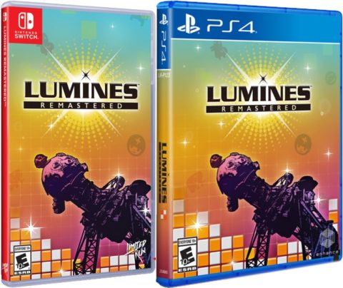 lumines remastered standard edition limited run games retail ps4 nintendo switch cover limitedgamenews.com