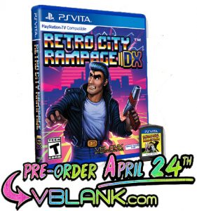retro city rampage dx re-issue vblank entertainment retail ps vita cover limitedgamenews.com