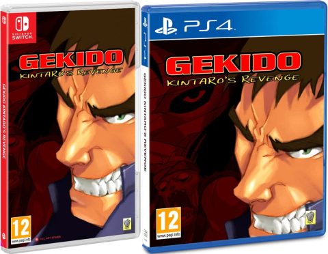 gekido kintaros revenge red art games retail nintendo switch ps4 cover limitedgamenews.com