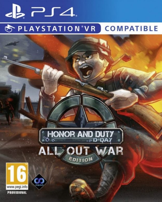 honor and duty d-day all out war edition perp games-ps4-psvr-cover limitedgamenews.com