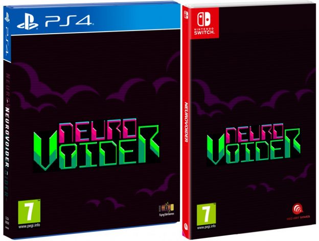 neurovoider retail redartgames ps4 nintendo switch cover limitedgamenews.com