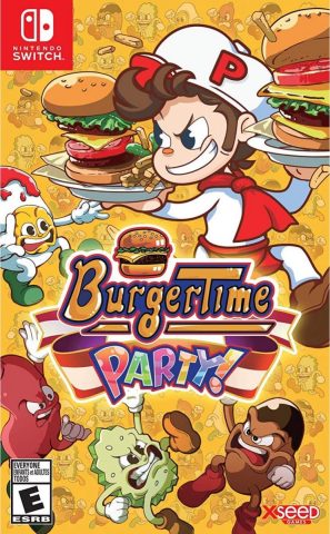 burgertime party retail nintendo switch cover limitedgamenews.com