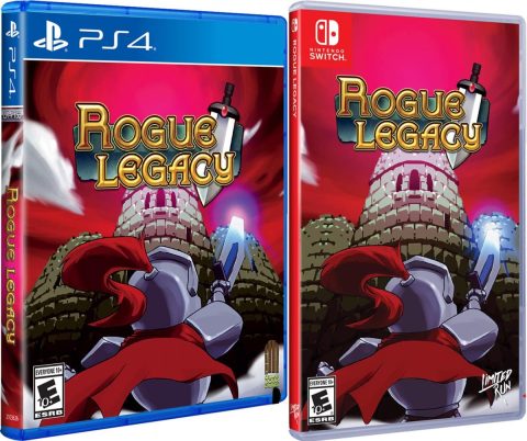 rogue legacy retail limited run games ps4 nintendo switch cover limitedgamenews.com
