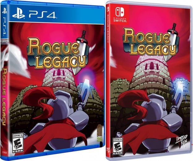rogue legacy retail limited run games ps4 nintendo switch cover limitedgamenews.com