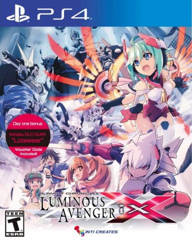 gunvolt chronicles luminous avenger ix retail asia multi language ps4 cover limitedgamenews.com