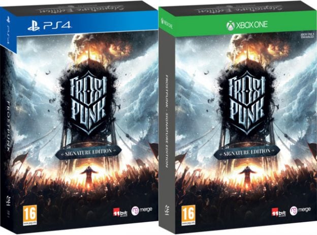 frostpunk signature edition games xbox one ps4 cover limitedgamenews.com