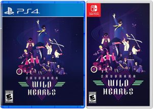sayonara wild hearts physical release iam8bit ps4 nintendo switch cover limitedgamenews.com