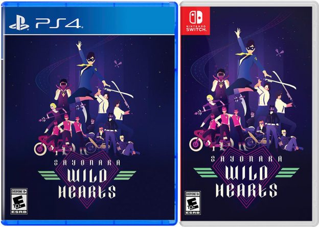 sayonara wild hearts physical release iam8bit ps4 nintendo switch cover limitedgamenews.com