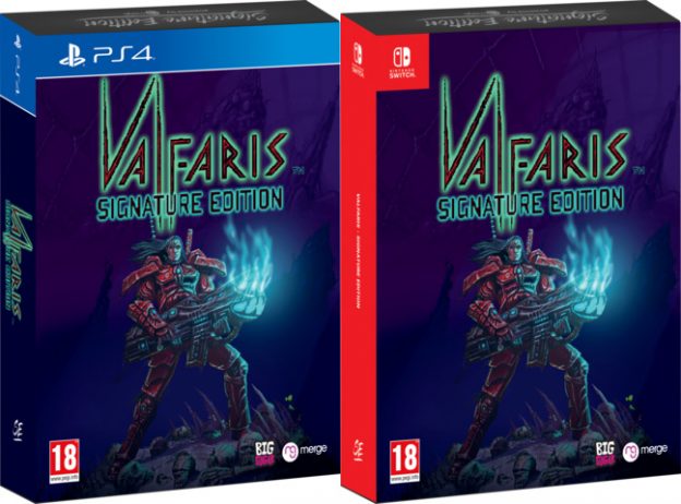 valfaris signature edition games physical release ps4 nintendo switch cover limitedgamenews.com