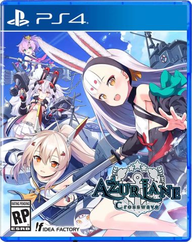azure lane crosswave standard edition physical release limited run games ps4 cover limitedgamenews.com