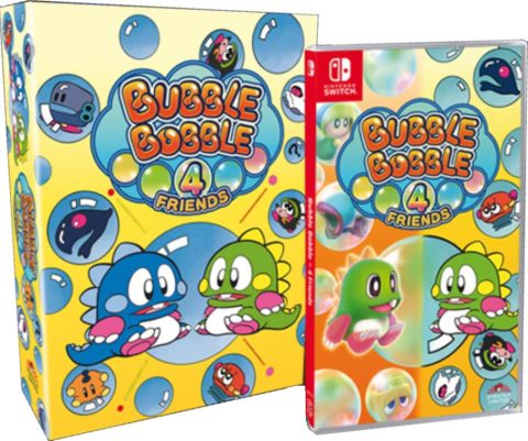 bubble bobble 4 friends slg editions physical release strictly limited games nintendo switch cover limitedgamenews.com