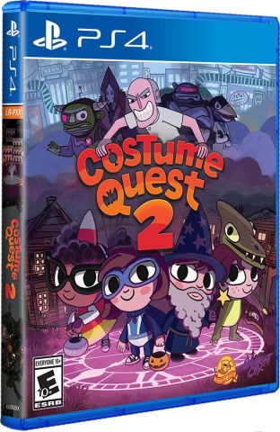 costume quest 2 physical release limited run games ps4 cover limitedgamenews.com