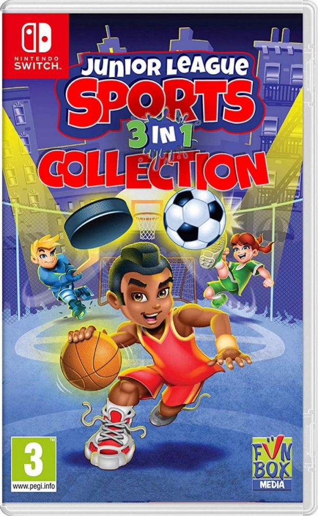 junior league sports 3-in-1 collection retail release nintendo switch cover limitedgamenews.com