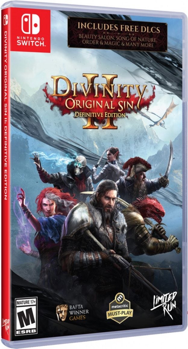 divinity original sin ii definitive edition physical release limited run games nintendo switch cover limitedgamenews.com