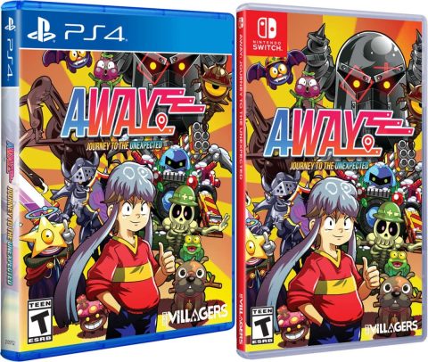 away journey to the unexpected physical release limited run games nintendo switch ps4 cover limitedgamenews.com