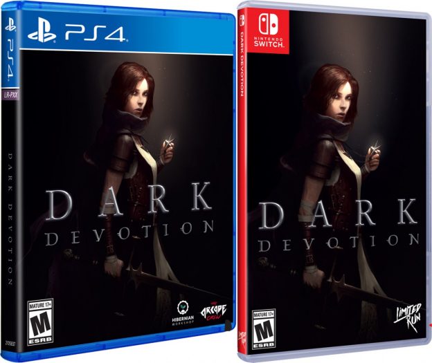 dark devotion physical release standard edition limited run games nintendo switch ps4 cover limitedgamenews.com