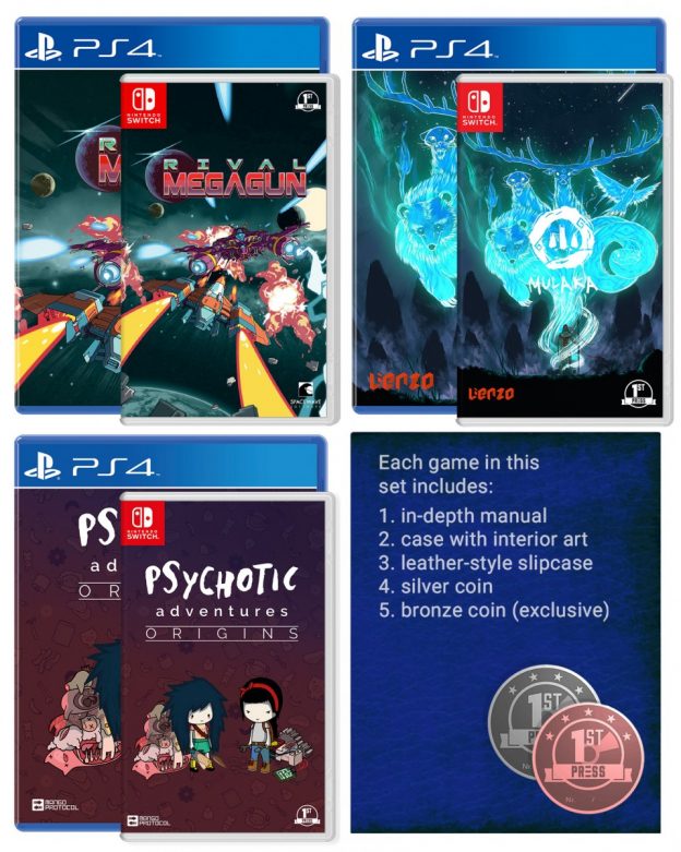 first press games december 2019 triple pre-order set retail ps4 nintendo switch cover limitedgamenews.com