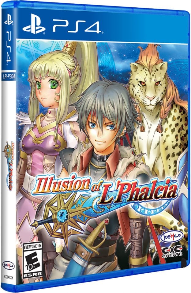 illusion of l phalcia physical release limited run games ps4 cover limitedgamenew.