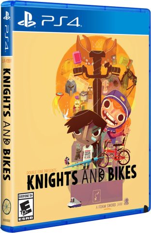 knights and bikes physical release limited run games ps4 cover limitedgamenews.com