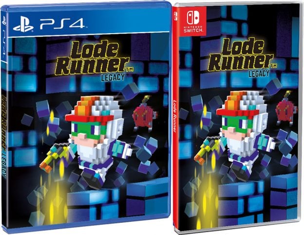 lode runner legacy phyiscal release strictly limited games standard edition ps4 nintendo switch cover limitedgamenews.com