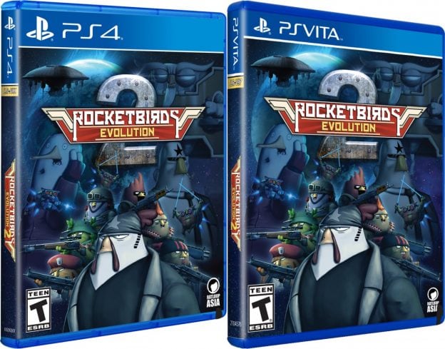 rocketbirds 2 evolution physical release limited run games ps vita ps4 cover limitedgamenews.com