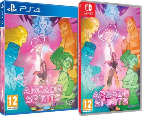 arcade spirits retail release pqube ps4 nintendo switch cover limitedgamenews.com