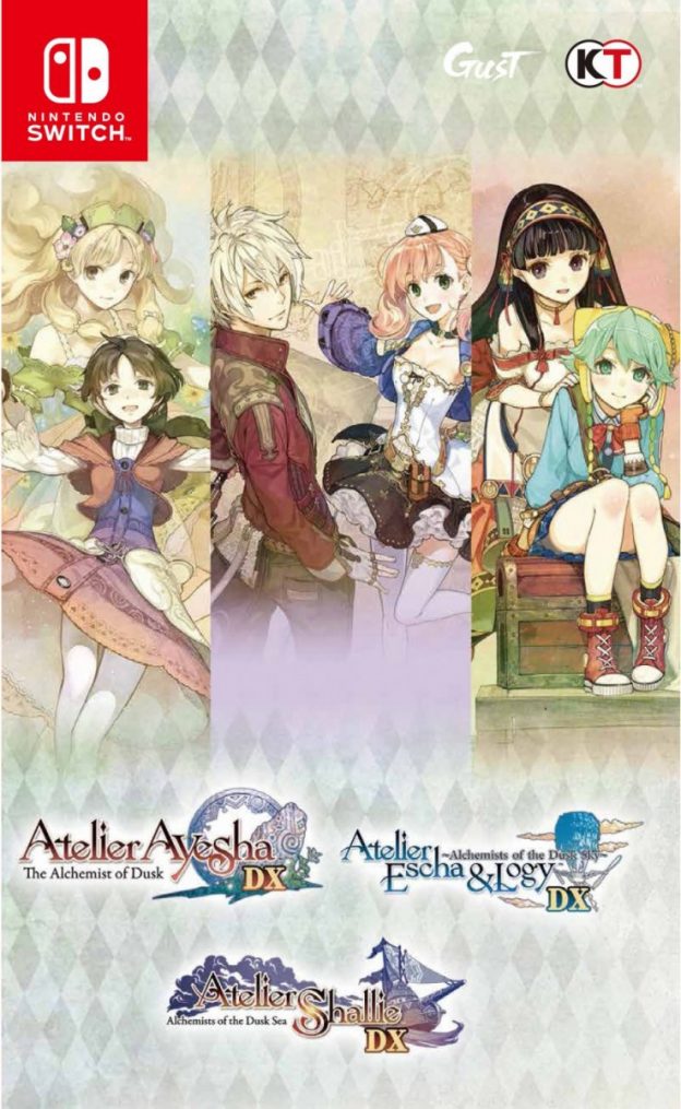 atelier dusk trilogy deluxe pack asia multi-language release nintendo switch english cover limitedgamenews.com