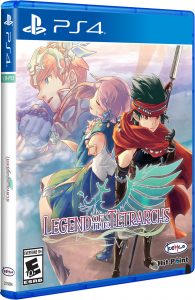 legend of the tetrarchs physical release limited run games ps4 cover limitedgamenews.com