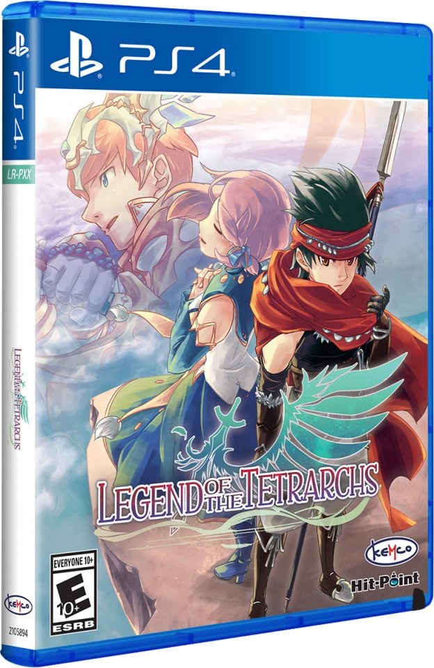 legend of the tetrarchs physical release limited run games ps4 cover limitedgamenews.com