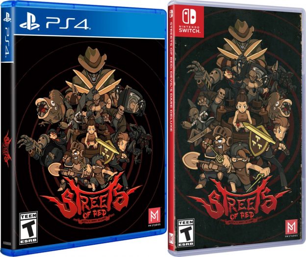 streets of red physical release standard edition pm studios limited run games ps4 nintendo switch cover limitedgamenews.com