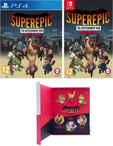 superepic physical release badge edition numskull games ps4 nintendo switch cover limitedgamenews.com