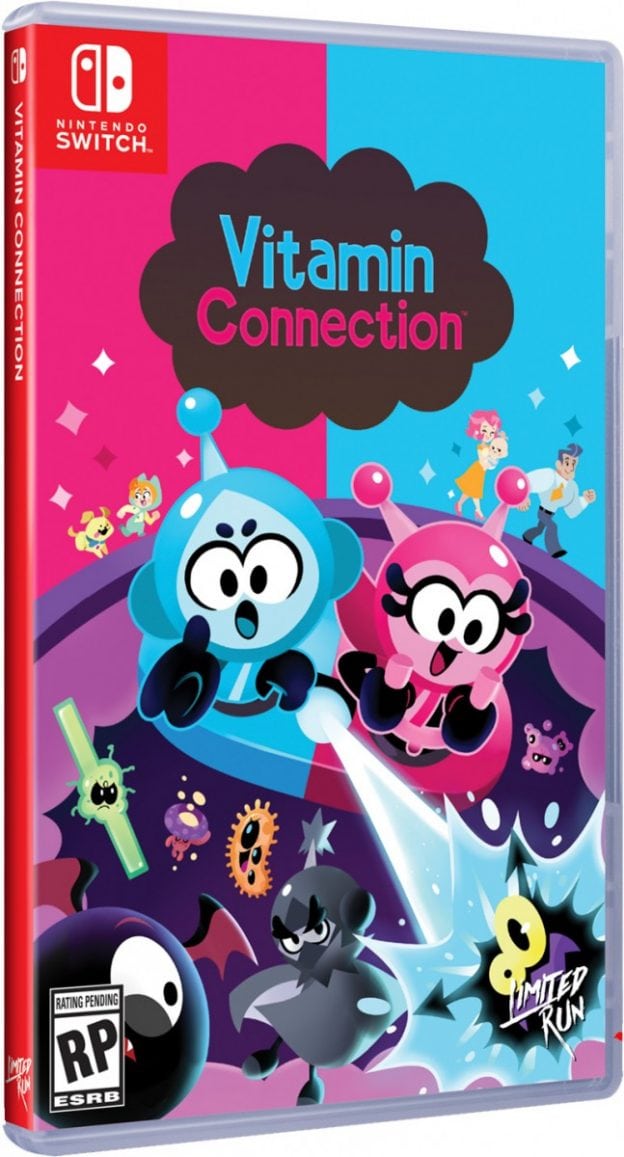 vitamin connection physical release limited run games standard edition nintendo switch cover limitedgamenews.com