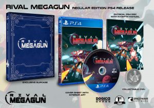 rival megagun physical release first press games regular edition ps4 cover limitedgamenews.com