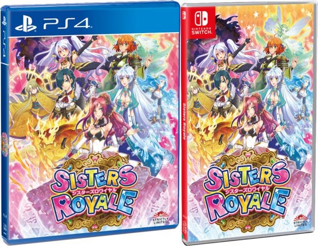 sisters royale physical release strictly limited games standard edition ps4 nintendo switch cover limitedgamenews.com